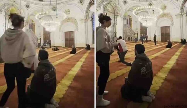 İbadethaneden Yansıyan O Anlar.