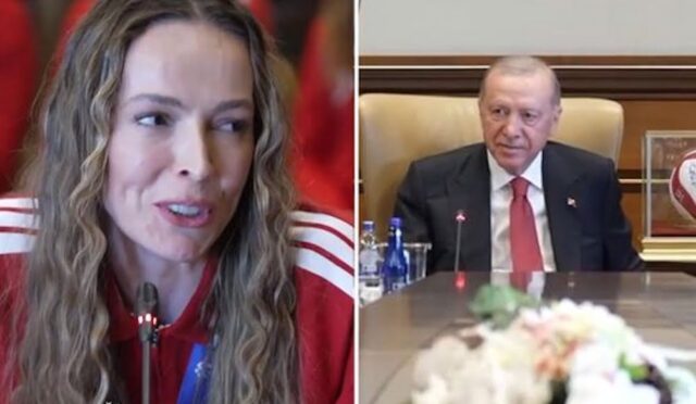 Eda Konuşurken Erdoğan’dan Dikkat Çeken Müdahale